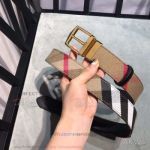 AAA Quality Burberry Vintage Check Beige Leather Belt
